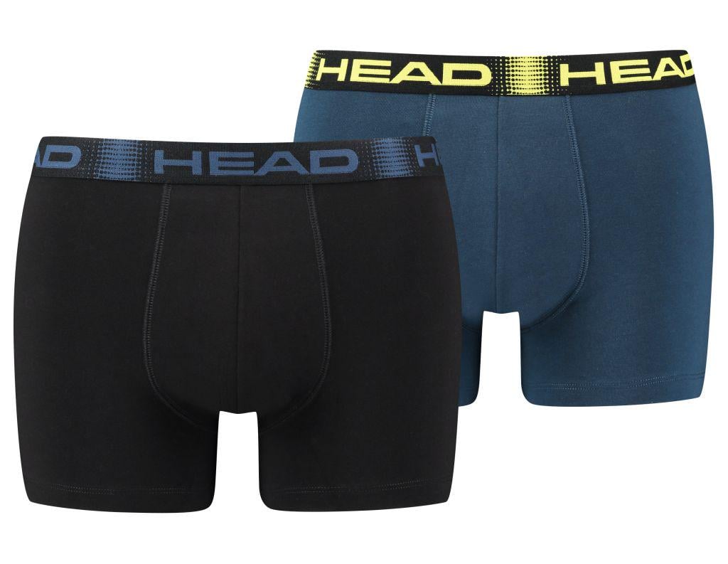 Трусы-боксеры Head BASIC BOXER 2P L Синий/Желтый (701219886-002 L) Трусы-боксеры Head BASIC BOXER 2P L Синий/Желтый (701219886-002 L)