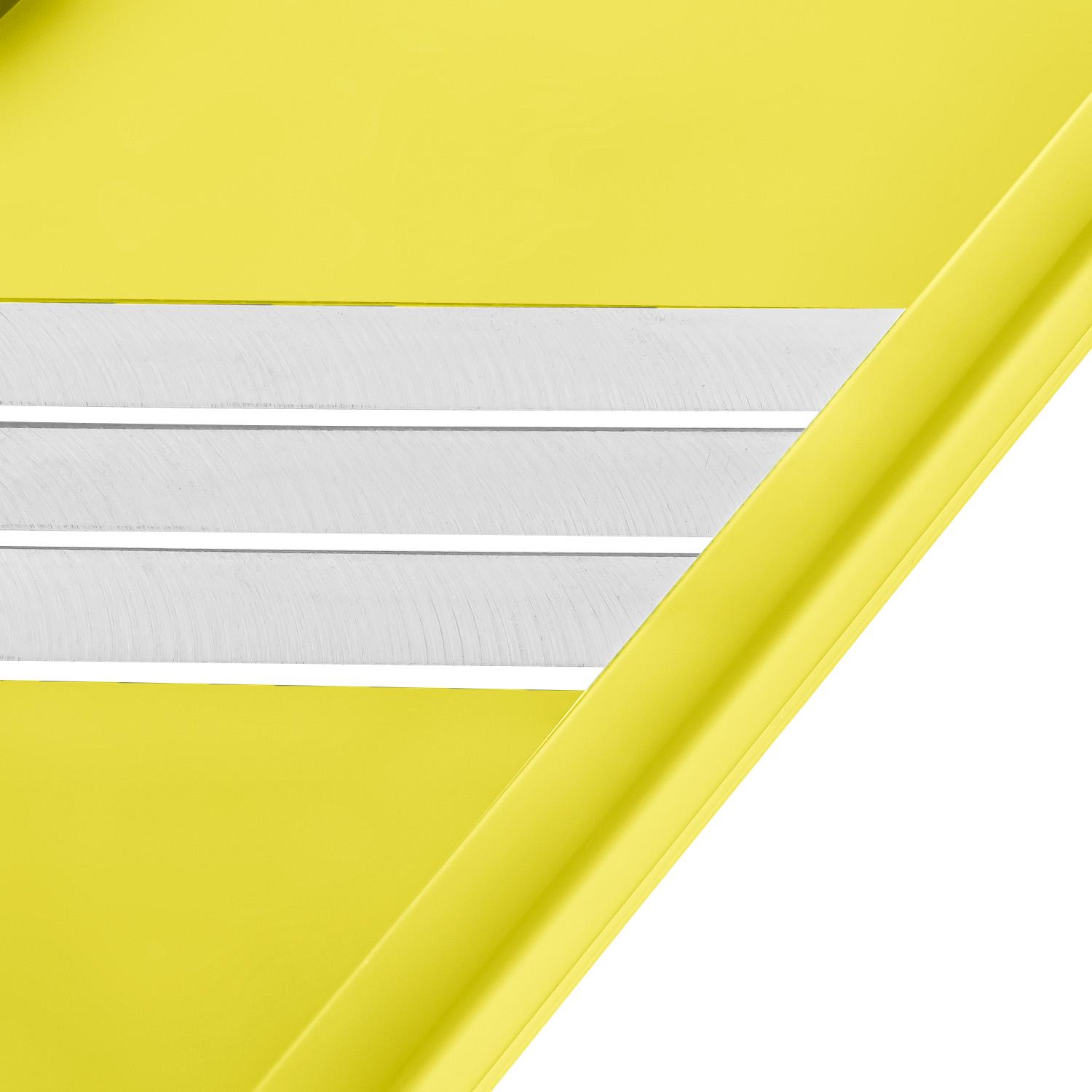 Шинковка для капусты и нарезки овощей/фруктов ручная пластиковая 3 лезвия 16,5х39 см Желтый (86943) - фото 10 Шинковка для капусты и нарезки овощей/фруктов ручная пластиковая 3 лезвия 16,5х39 см Желтый (86943) - фото 10