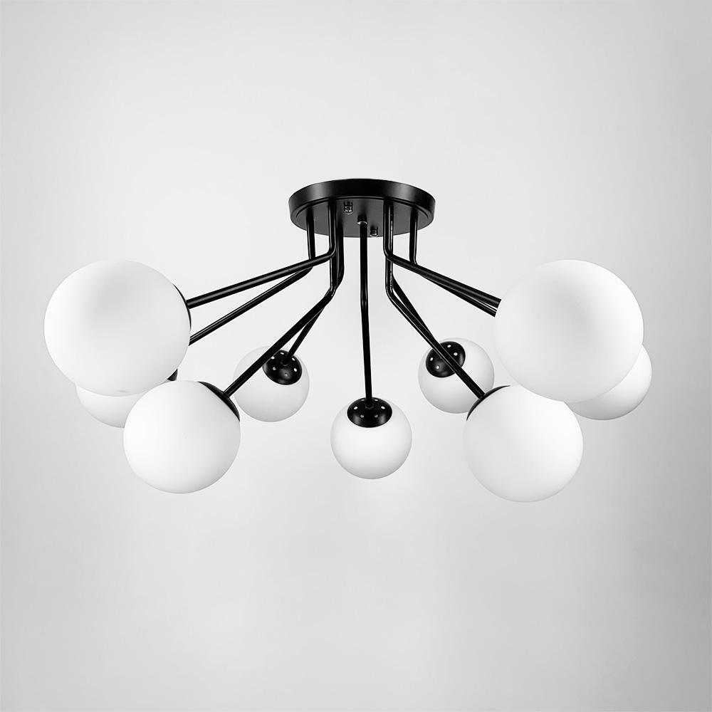 Люстра потолочная Light House LNF-17387/9 BK Черный Люстра потолочная Light House LNF-17387/9 BK Черный