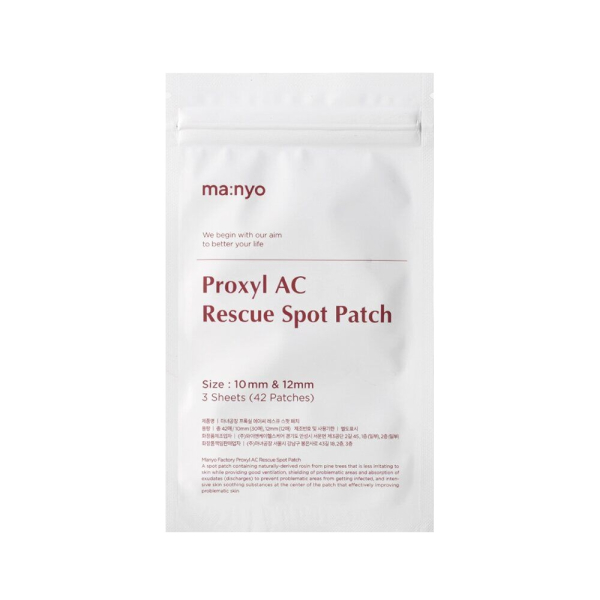 Патчи локальные для борьбы с воспалениями Manyo Proxyl AC Rescue Spot Patch 3х42 шт. (8809129320738)