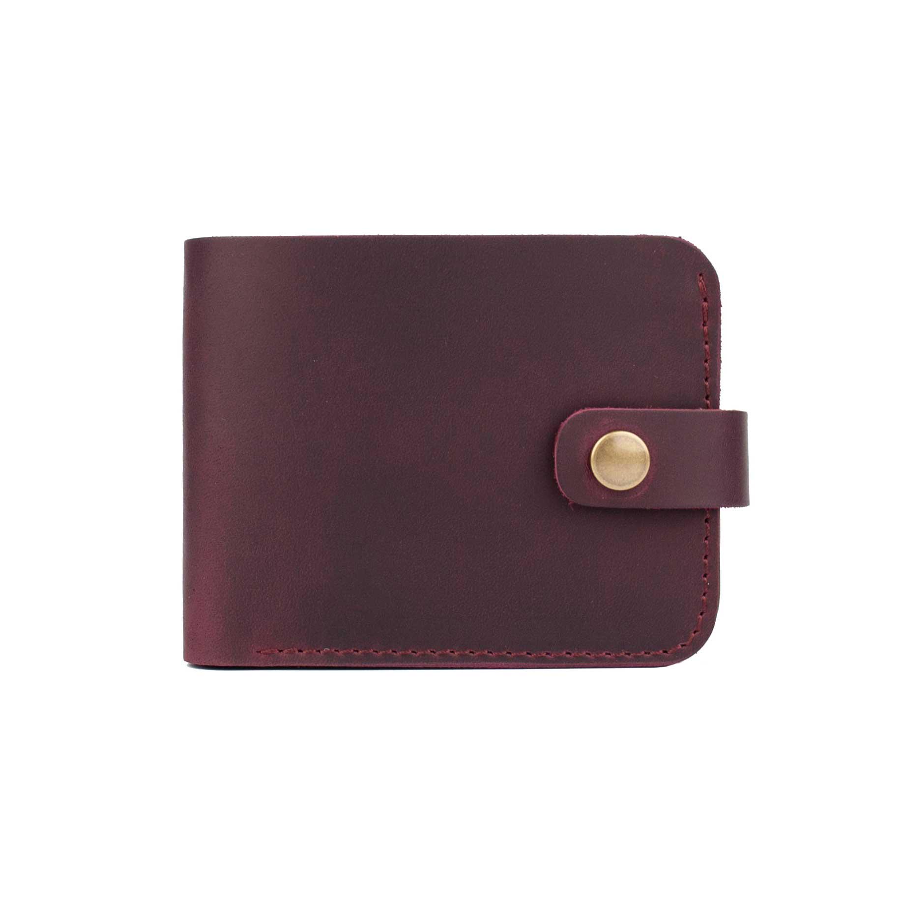 Кошелек Mini Redison Wally кожаный Burgundy (86282)