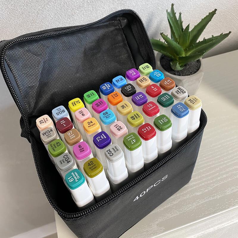 Набор скетч маркеров Touch Kikyou двусторонних 40 шт