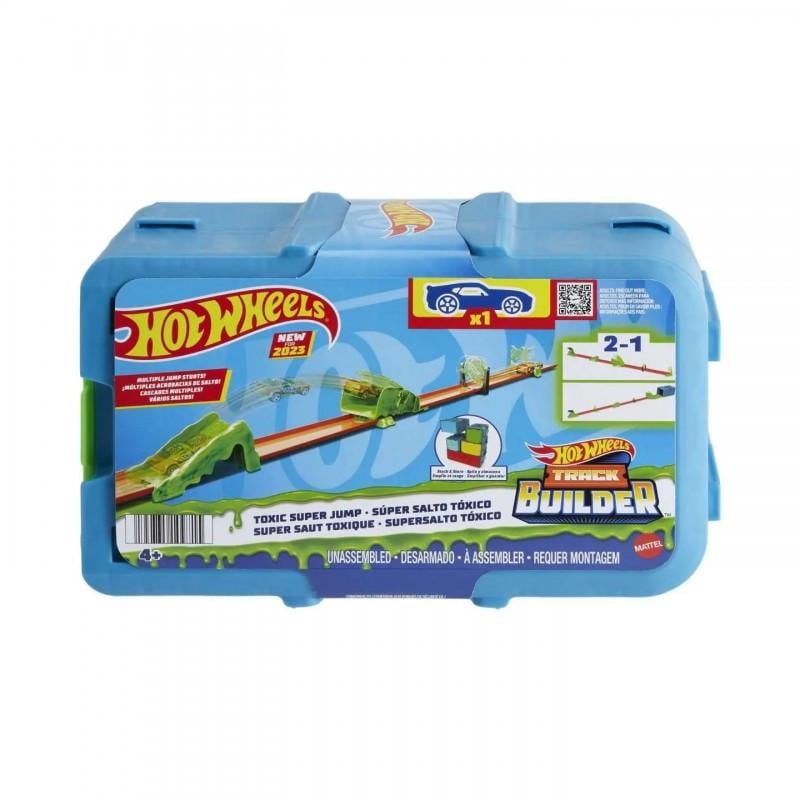 Трек Hot Wheels Track Builder Toxic Super Jump Mattel HKX47 (2208869692) - фото 1