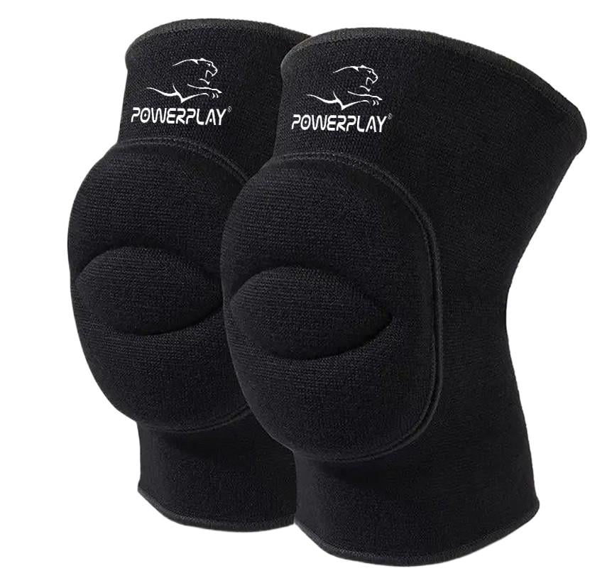 Наколінники PowerPlay PP-8000 Elastic Knee Support пара M Чорний - фото 1