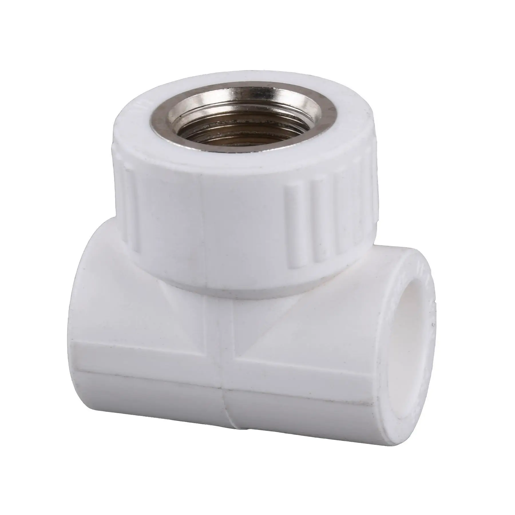 Тройник внутренняя резьба KALDE PPR d 20х1/2'' 20009 Белый (GSR-000017859) Тройник внутренняя резьба KALDE PPR d 20х1/2'' 20009 Белый (GSR-000017859)