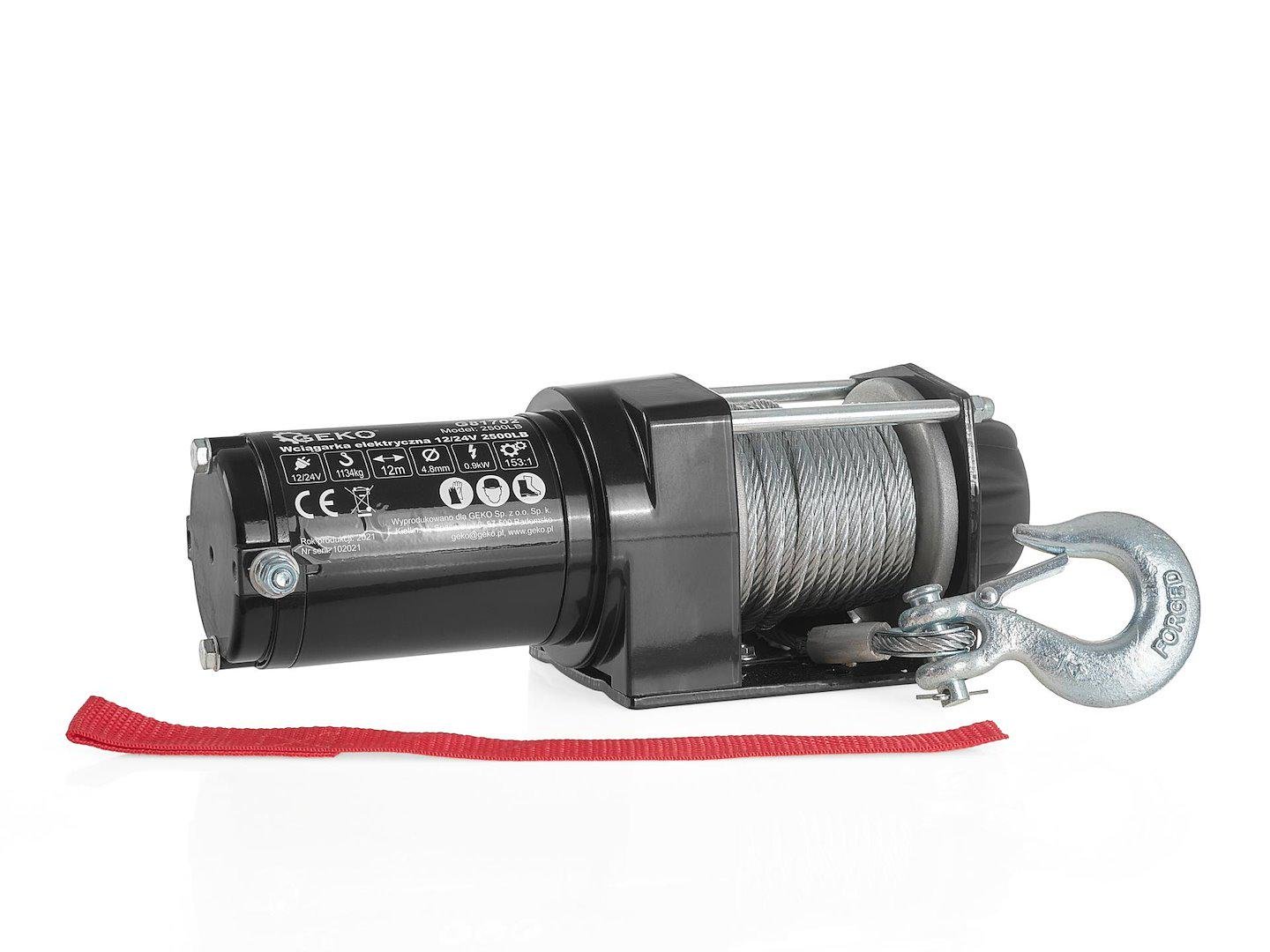 Лебедка электрическая Geko G81702 12 В 1134 кг