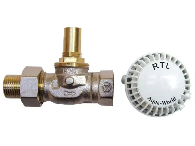 Кран термостат Aqua-World без для теплого пола1/2 прямой