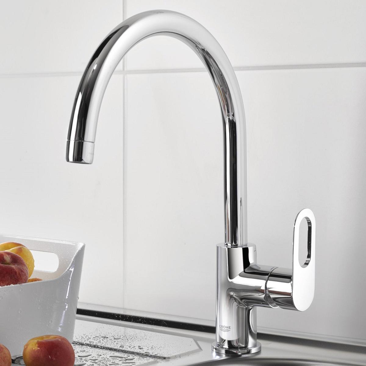 Cмеситель для кухни Grohe BauLoop 31368000 однорычажный Хром (111071) - фото 3 Cмеситель для кухни Grohe BauLoop 31368000 однорычажный Хром (111071) - фото 3