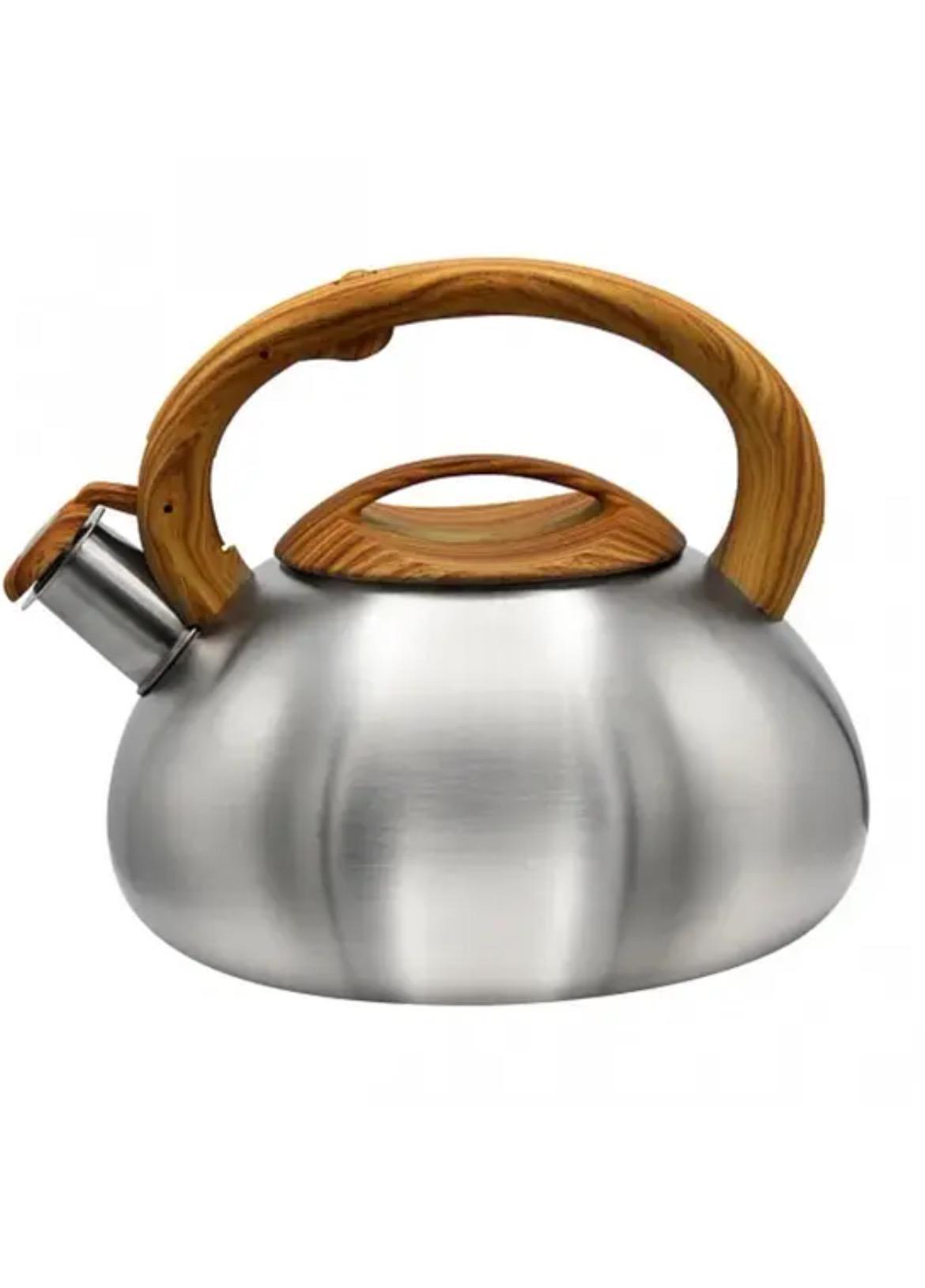 Чайник со свистком из нержавеющей стали Zauberg ZB 006 3 л Коричневый (545555A)