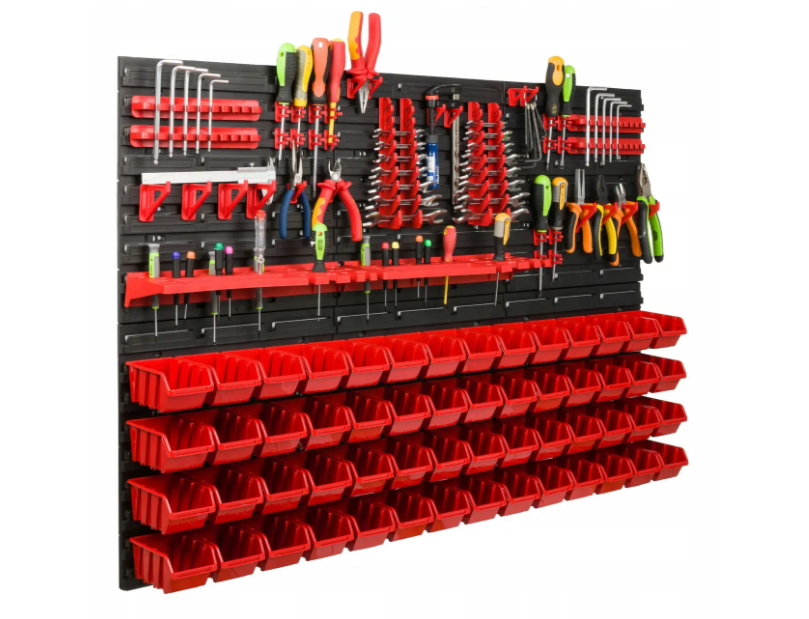 Панель для инструментов Kistenberg MIX KBB6040 115x78 см 56 контейнеров Черный/Красный (29923803)