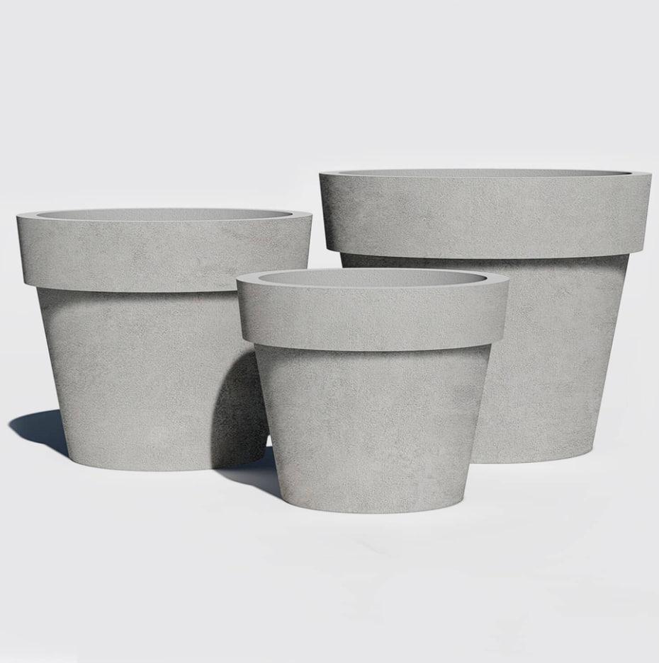 Вазон бетонний Борміо вуличний 350x430 мм 25 кг 25 л (BOR3) - фото 2 Вазон бетонний Борміо вуличний 350x430 мм 25 кг 25 л (BOR3) - фото 2