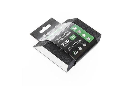 Губка абразивная Apro четырехсторонняя угловая P120