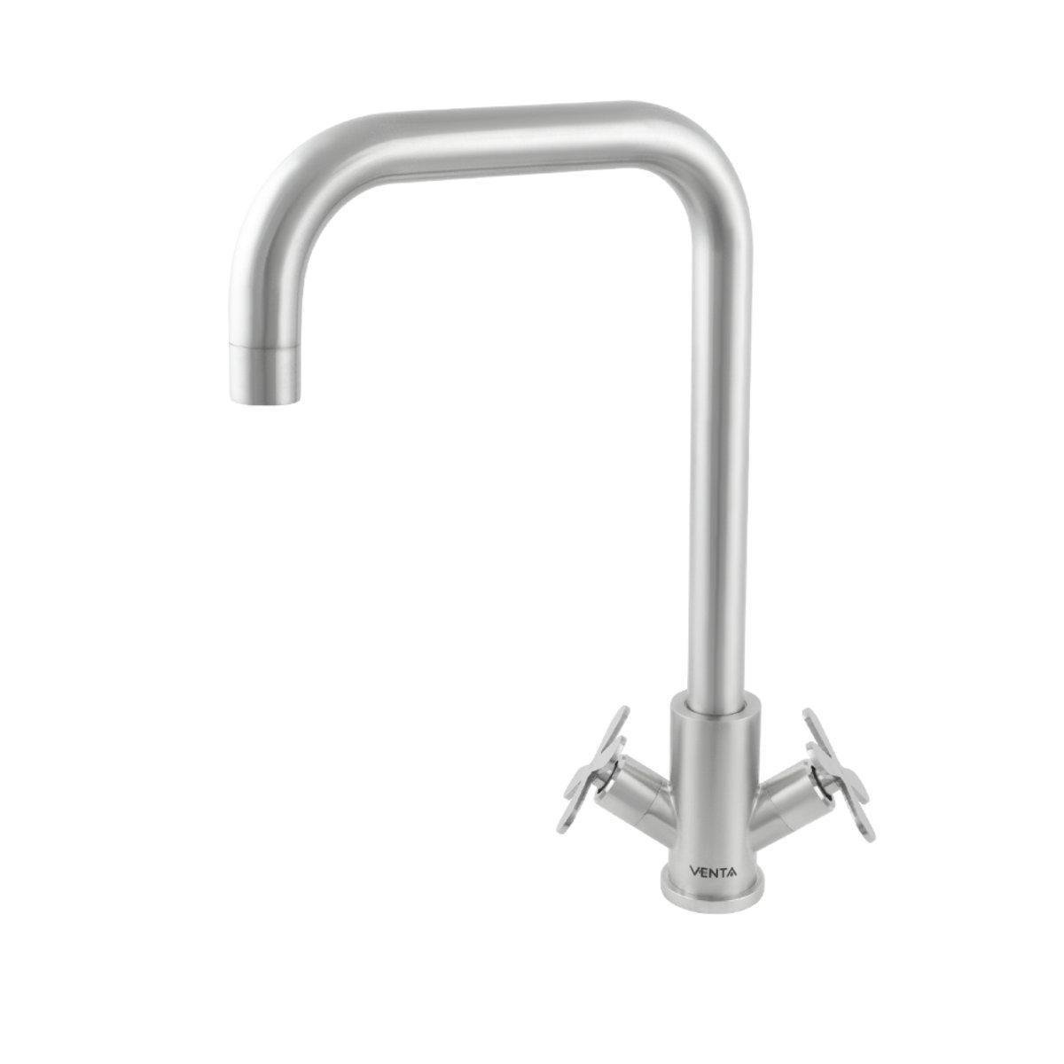 Смеситель кухонный Venta VK403FS Нержавеющая сталь (24582254)