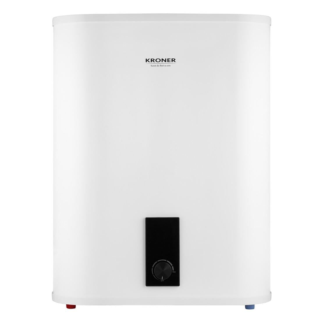 Водонагреватель прямоугольный Kroner NEO Flacher K50PVH2 мокрый ТЭН 2,0 кВт 50 л Белый (CV035490) Водонагреватель прямоугольный Kroner NEO Flacher K50PVH2 мокрый ТЭН 2,0 кВт 50 л Белый (CV035490)