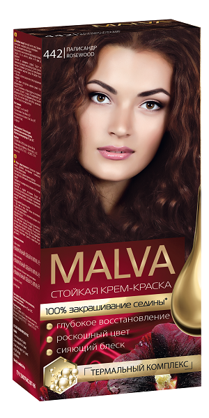 Фарба для волосся Malva Hair Color 442 Палісандр (101309) - фото 1