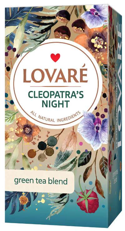 Чай зелений Lovare Cleopatra's Night у пакетиках 24 шт. (LO10013) Чай зелений Lovare Cleopatra's Night у пакетиках 24 шт. (LO10013)
