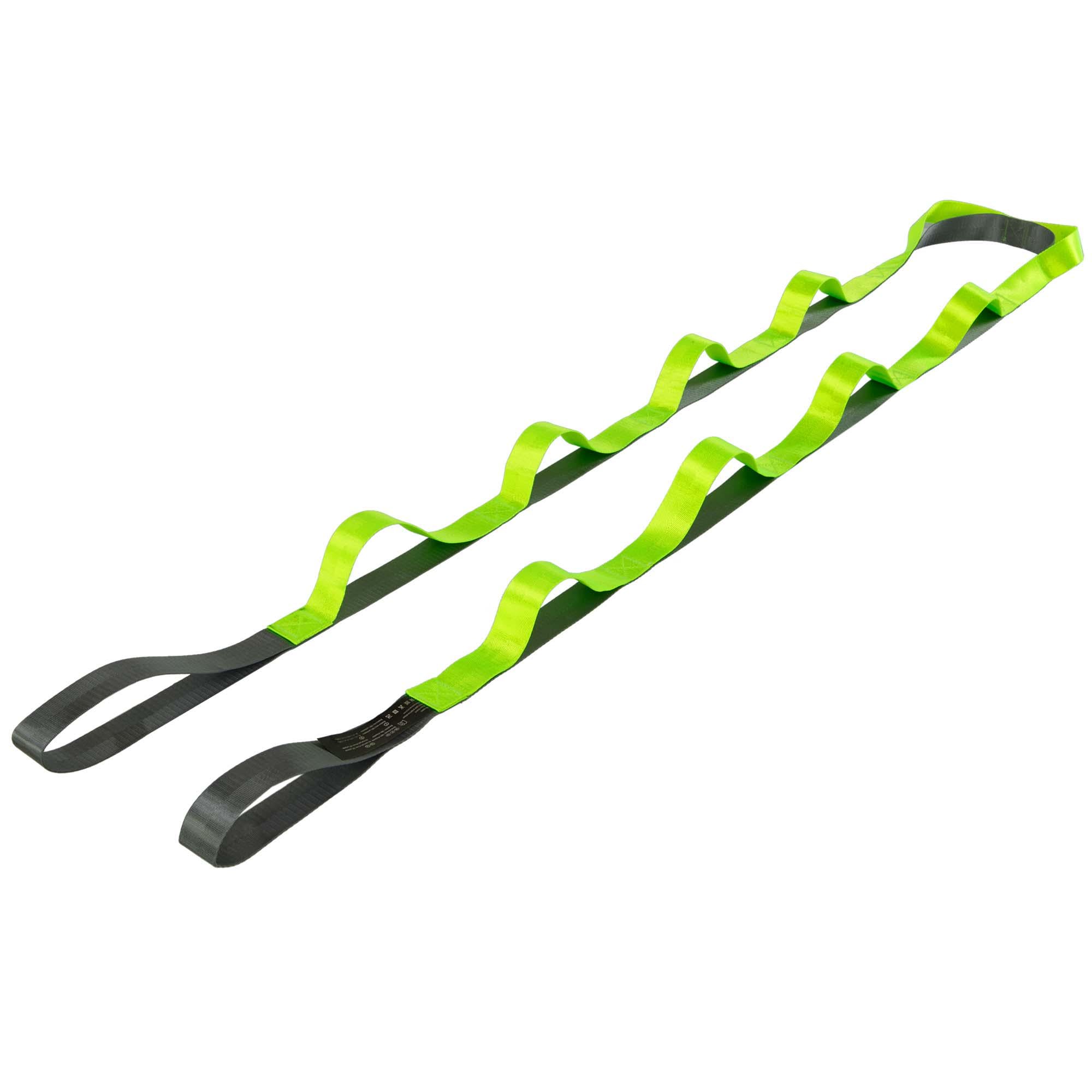 Стропа з петлями для розтяжки SP-Sport FI-0175 10 петель 250х3 см Сіро-салатовий (32311777)
