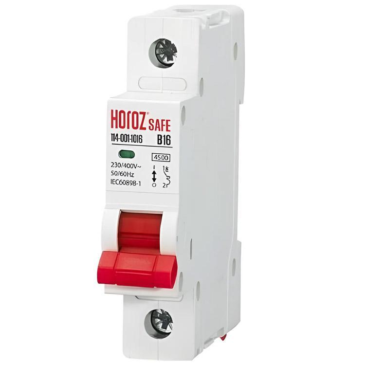 Автоматичний вимикач HOROZ ELECTRIC SAFE 16А 1P (114-001-1016-010)
