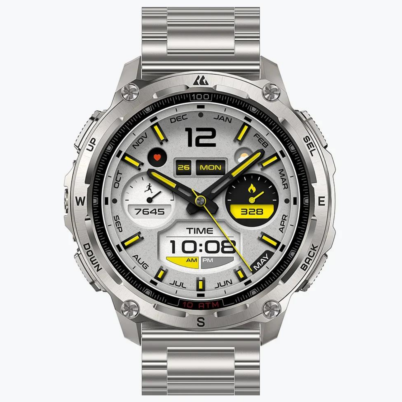 Смарт-годинник Kospet Tank T4 Special Edition Silver — фото 5