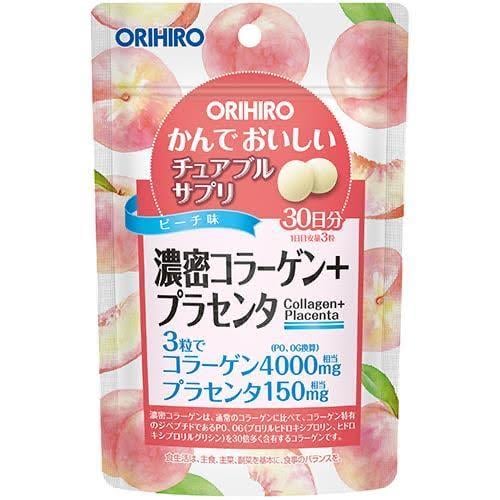 Коллаген и плацента плотный Orihiro Collagen Placenta 30 дн . 90 шт.