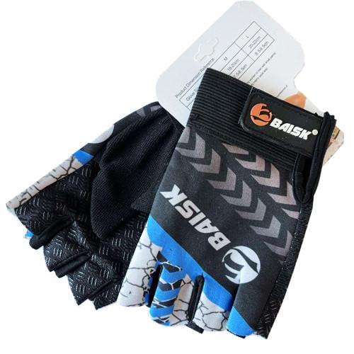 Велоперчатки BAISK BSK-002/GLOVE-2 one size Голубой (22765570)