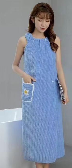 Халат-полотенце 2в1 М Blue (id_522) Халат-полотенце 2в1 М Blue (id_522)