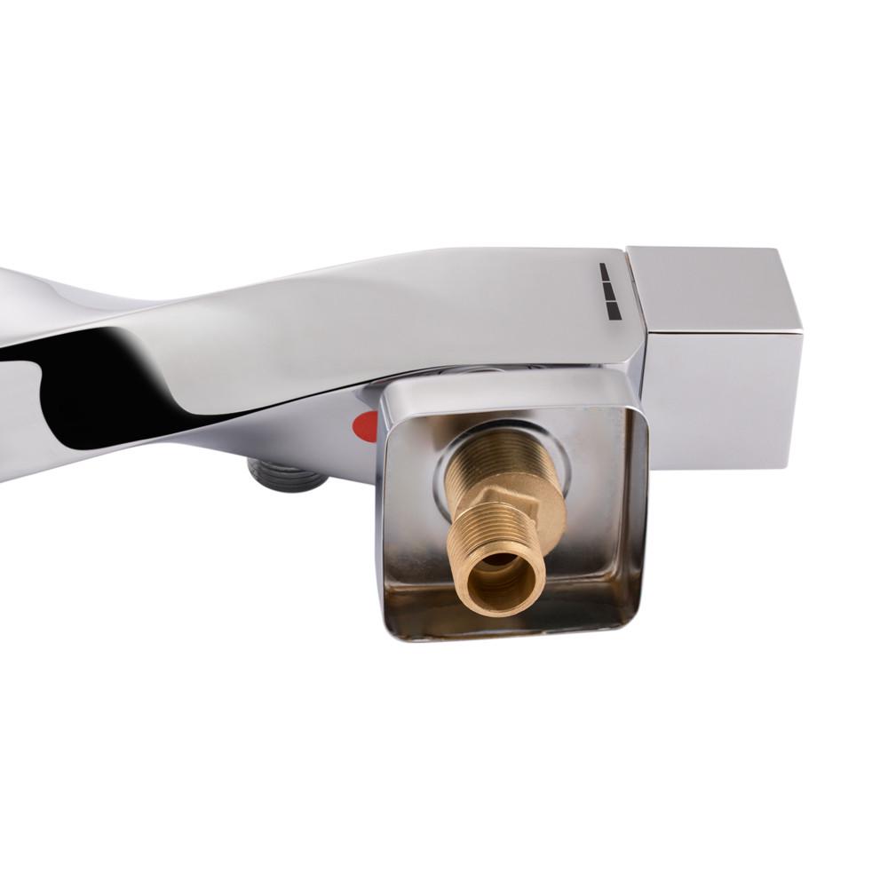 Змішувач для душу Qtap Zkrouceny QTZKR40T105C термостатичний Chrome (2553560472) - фото 5
