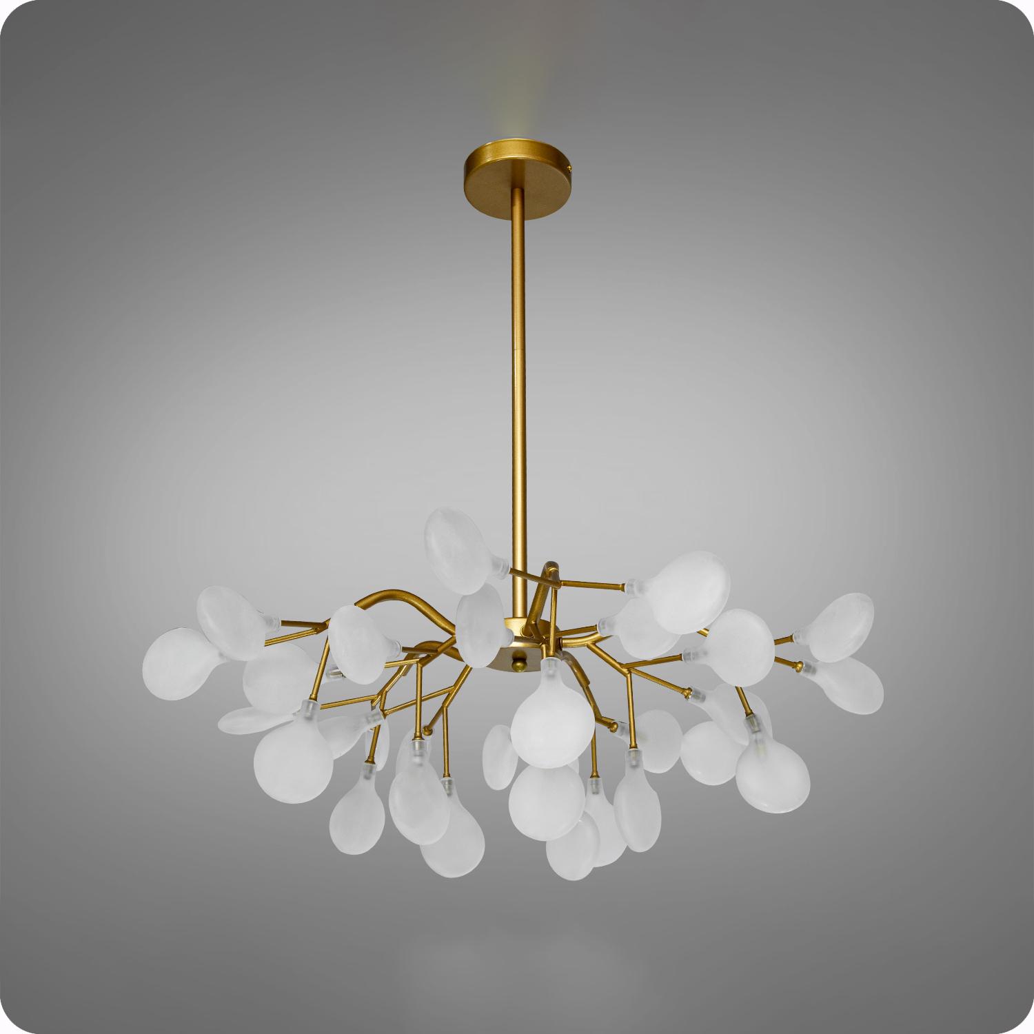 Люстра подвесная 517 Dlight на 30 ламп Золото Сатин (01952)