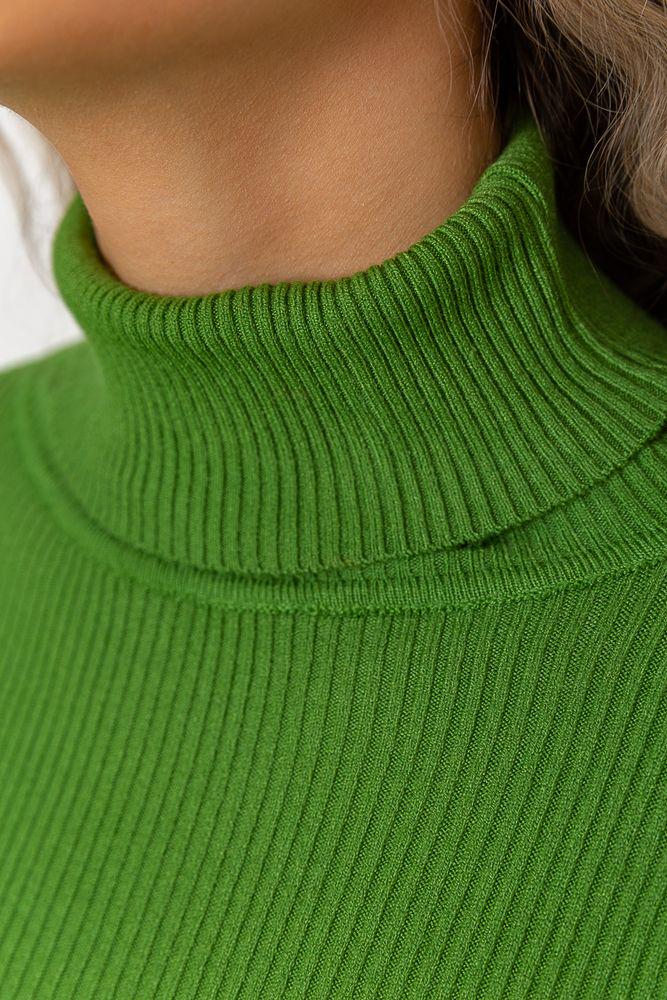 Гольф жіночий у рубчик Ager 204R001 S/M Зелений (9621837) - фото 5 Гольф жіночий у рубчик Ager 204R001 S/M Зелений (9621837) - фото 5