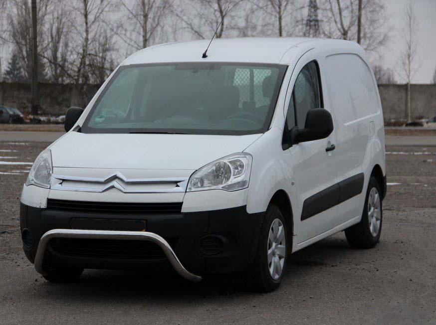 Кенгурятник WT007 CAN для Citroen Berlingo 2008-2018 гг. нержавеющая сталь Хром
