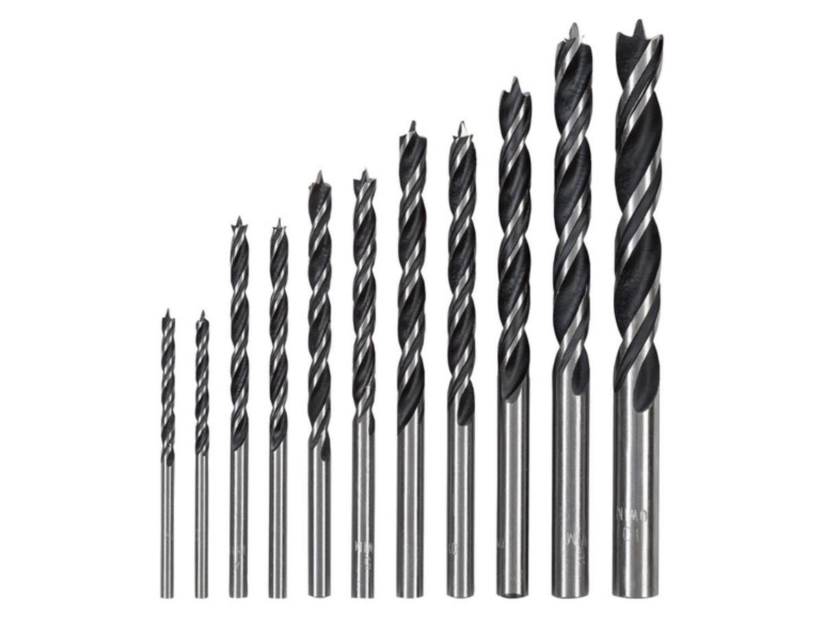 Набор сверл по дереву Parkside PBS 11 B2 11 шт. (1800885431) - фото 3