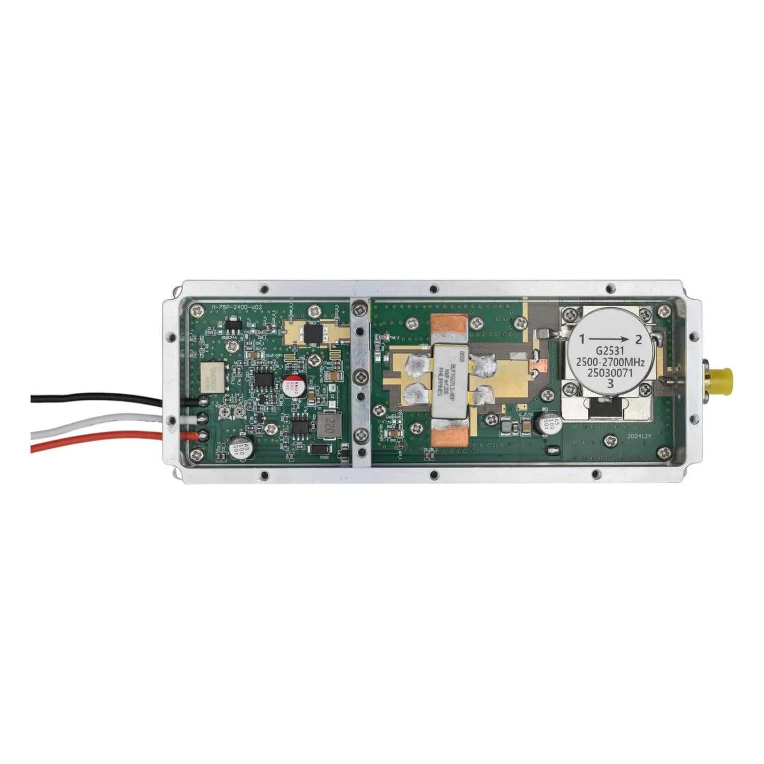 Усилительный модуль РЕБ GaN Anti Drone YNX-2.5G 50W 2500-2700 MHz с циркулятором на GaN транзисторе (00-00028174)