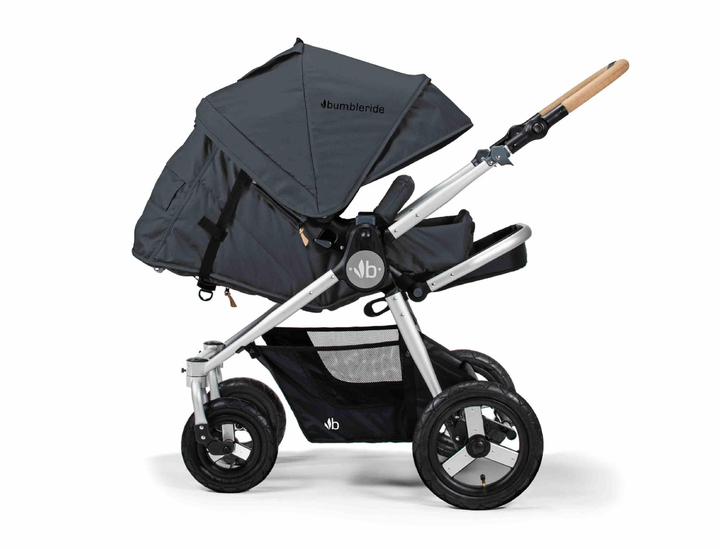 Коляска 2в1 Bumbleride ERA Dawn Grey з чорною люлькою - фото 5 Коляска 2в1 Bumbleride ERA Dawn Grey з чорною люлькою - фото 5