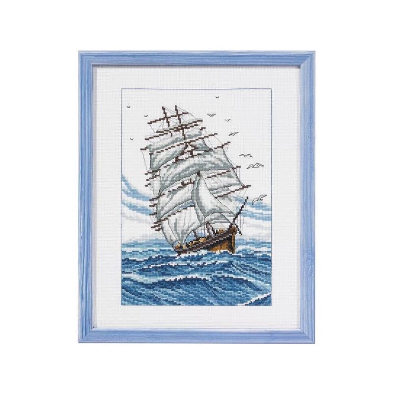Набір для вишивки хрестиком Permin 92-2137 Schooner (23492)