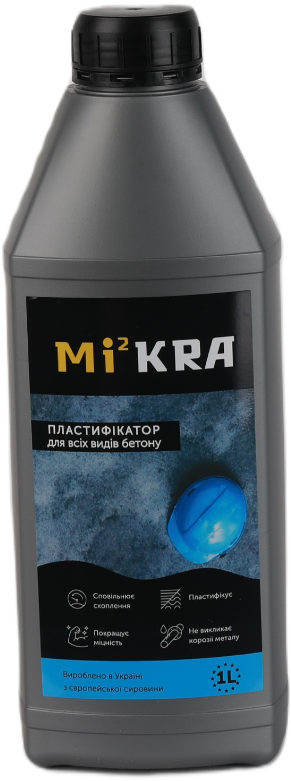 Пластификатор MI2KRA для всех видов бетона 1 л (10631259)