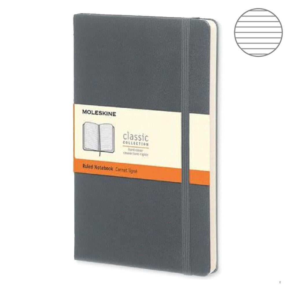 Блокнот Moleskine Classic средний Серый (1QP060A1) - фото 2