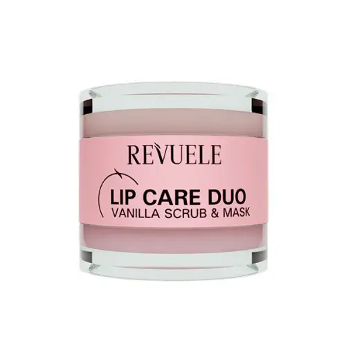 Маска і скраб для губ Revuele Lip Care Duo смак Vanilla 5 г і 3,5 г