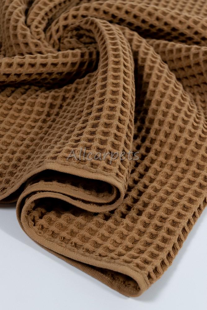 Рушник для лазні Waffle Towel 80х160 см Карамельний (20313530) - фото 3