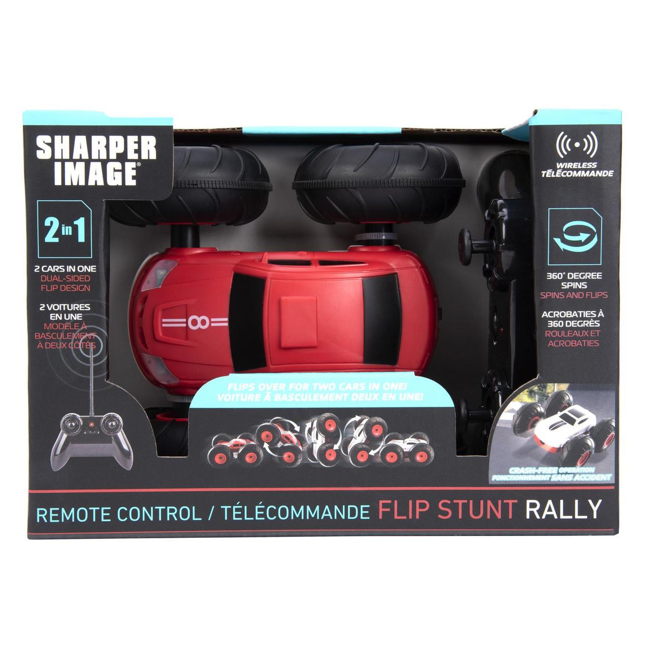 Радіокерована іграшка перевертень Sharper Image Toy RC Flip Stunt Rally Червоний (2053238540) - фото 3