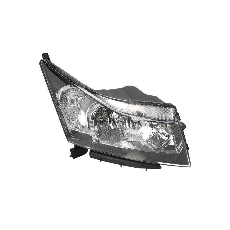 Фара передня права Chevrolet Cruze 2009- H4 чорна рамка (235-1110RMLDEM2)