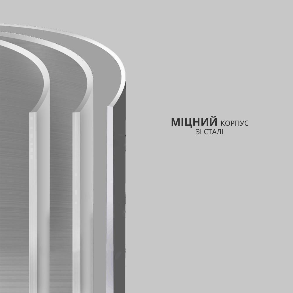 Держатель туалетной бумаги настенный стальной самоклеящийся Серебристый (18340419) - фото 3