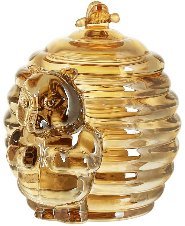 Медовниця скляна Edinburgh із скляною кришкою 250 мл