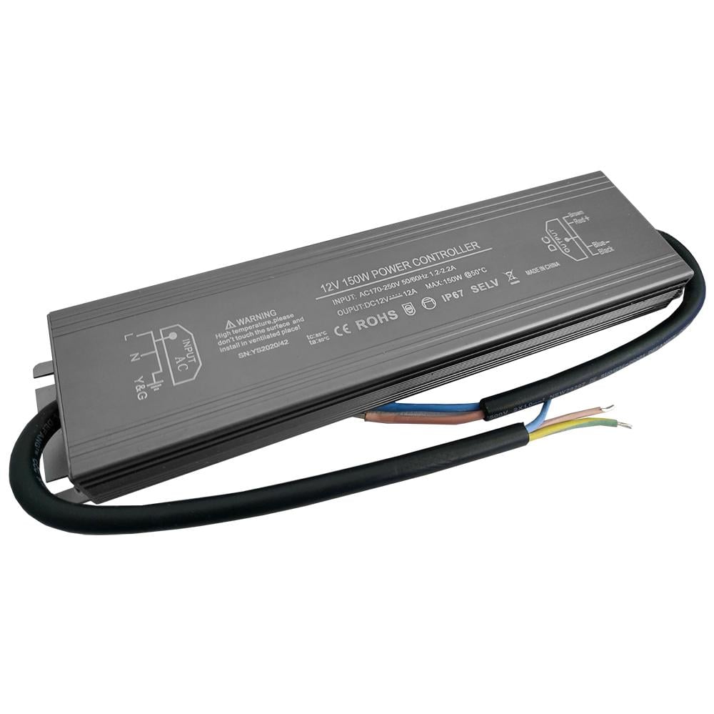 Блок живлення герметичний 12 V 150 W 12,5 A IP 67 (000012)