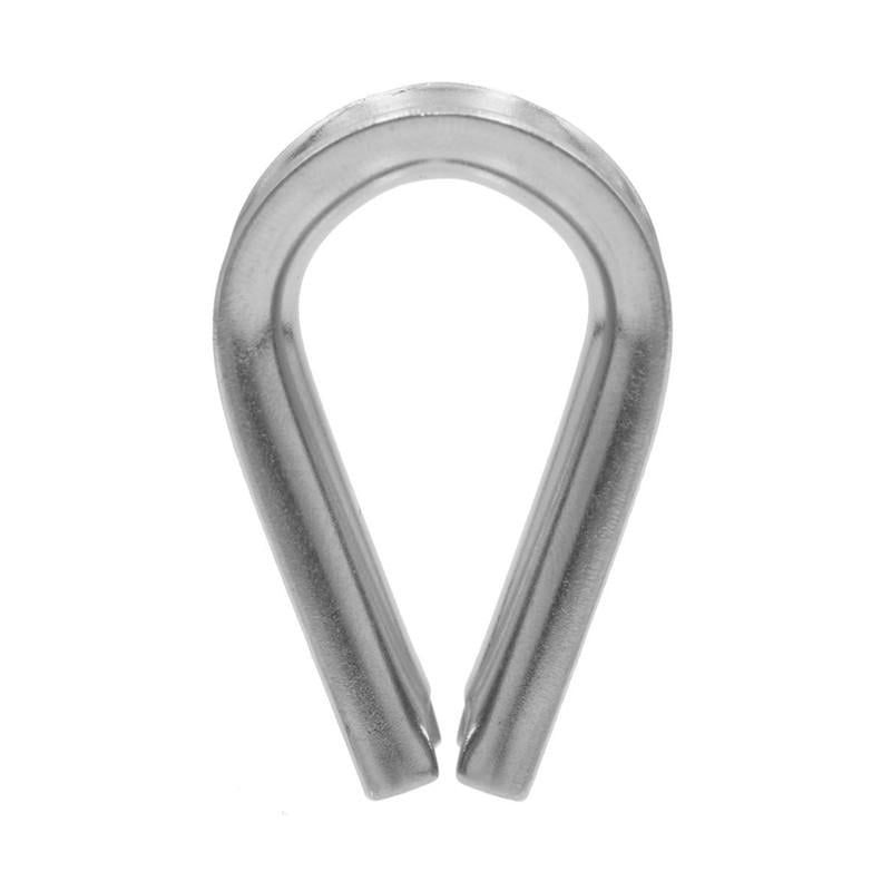 Коуш для троса Metalvis DIN 6899 ø 7 мм цинк 1 шт. Білий (3KO200000003KO0702)