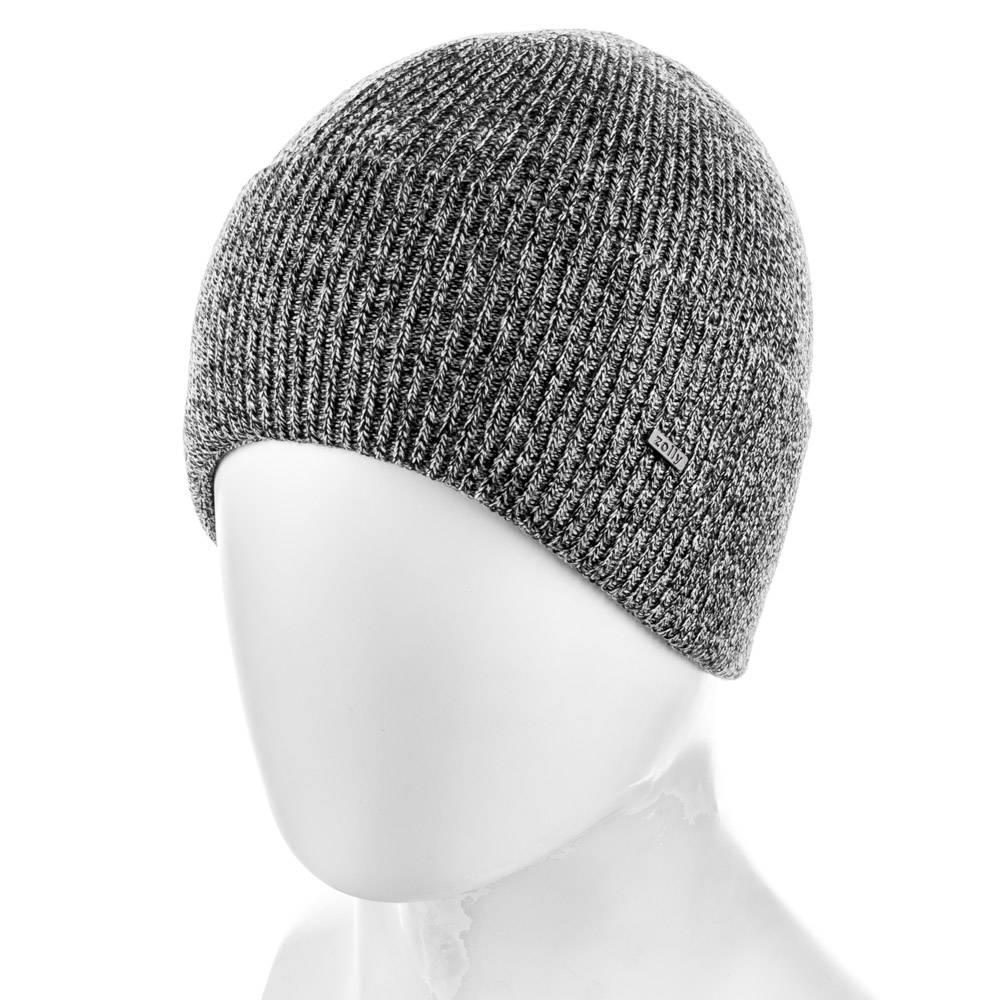 Шапка мужская Zolly ZH174 из вискозы на флисовой подкладке Серый