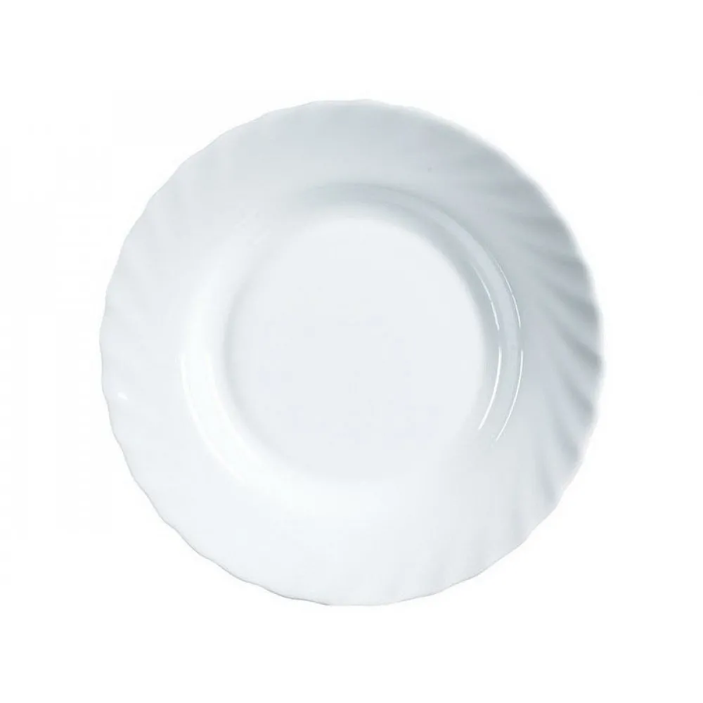 Тарелка суповая Luminarc Trianon 22,5 см Белый (61260) - фото 1