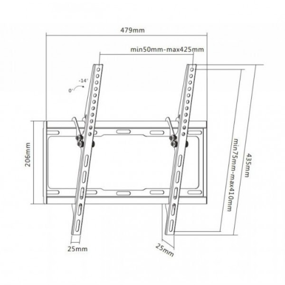 Кронштейн для телевізора UniBracket BZ01-41 - фото 2