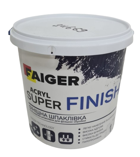 Шпатлевка финишная Faiger ACRYL SUPER FINISH 1,4 кг (000024669)
