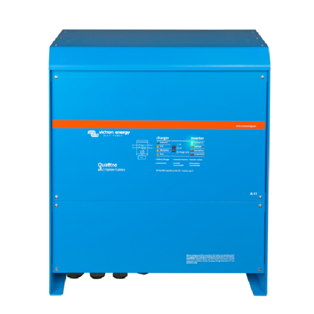 Инвертор гибридный с чистой синусоидой Victron Energy Quattro 48/15000/200-100/100 1 фаза 12 кВт 48 В 200A VE. Bus Blue (27918686)