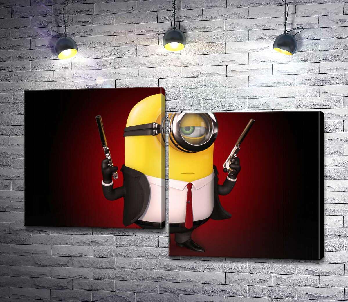 ᐉ Модульная картина ArtPoster Самоуверенный миньон Хитман (Hitman ...